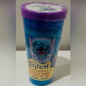 NEW! Disney’s Stitch Travel Tumbler And Activities Set (NWT)